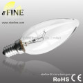 candle C35 E14 clear incandescent bulb 25W 40W 60W